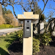 DoorBird Video Intercom Access Control System with Automatic Vehicle Detection